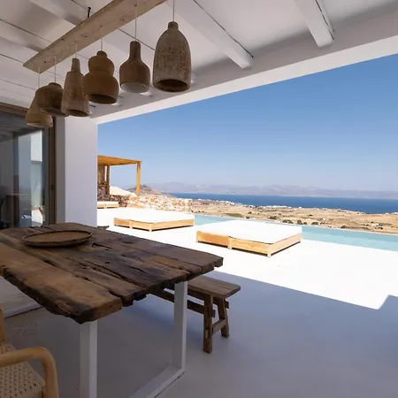 Sea View - Luxury Pool - Golden Beach, Paros * Márpissa