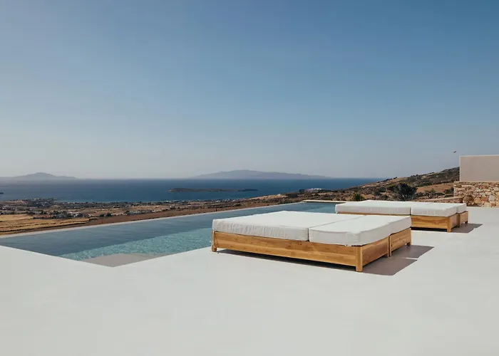 Willa Sea View - Luxury Pool - Golden Beach, Paros *