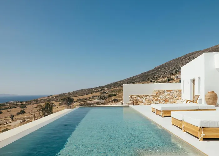 Sea View - Luxury Pool - Golden Beach, Paros Willa