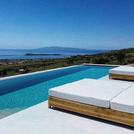 Villa Sea View - Luxury Pool - Golden Beach, Paros Marpissa