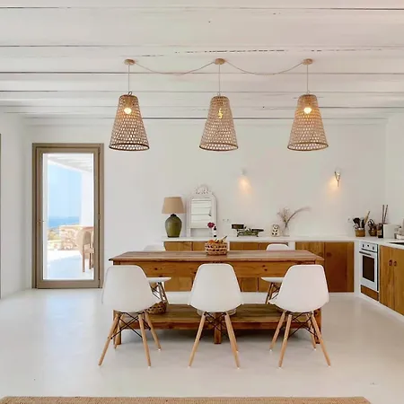 Sea View - Luxury Pool - Golden Beach, Paros Villa