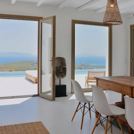 Villa Sea View - Luxury Pool - Golden Beach, Paros Marpissa
