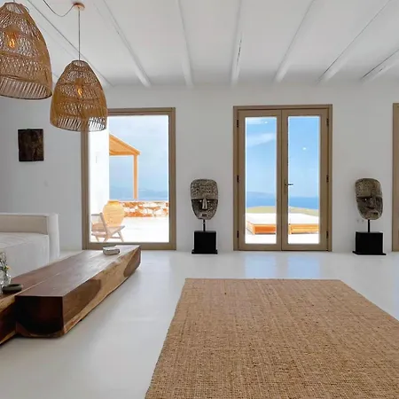 Villa Sea View - Luxury Pool - Golden Beach, Paros
