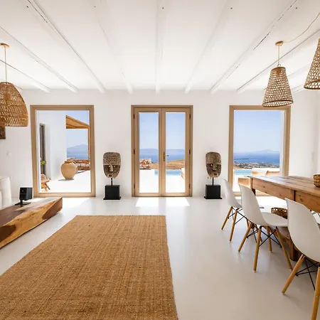 Villa Sea View - Luxury Pool - Golden Beach, Paros *