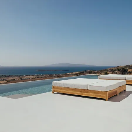 Villa Sea View - Luxury Pool - Golden Beach, Paros *