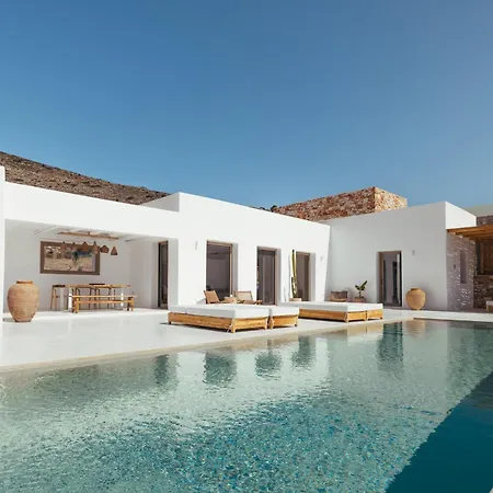 Villa Sea View - Luxury Pool - Golden Beach, Paros