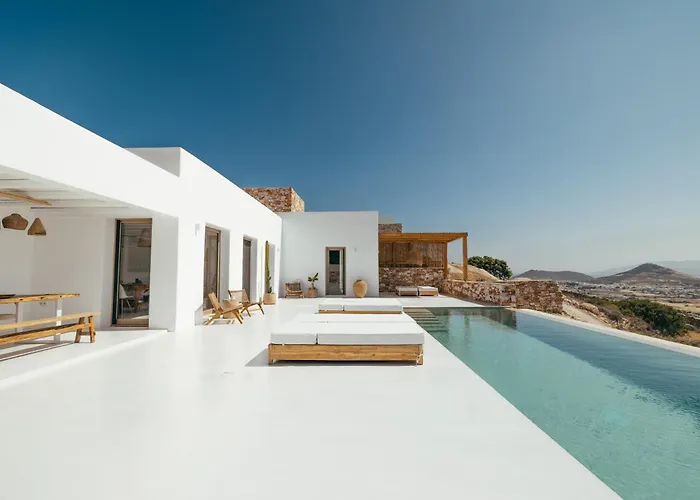 Sea View - Luxury Pool - Golden Beach, Paros *