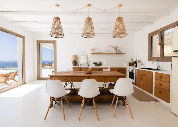 Sea View - Luxury Pool - Golden Beach, Paros Villa *