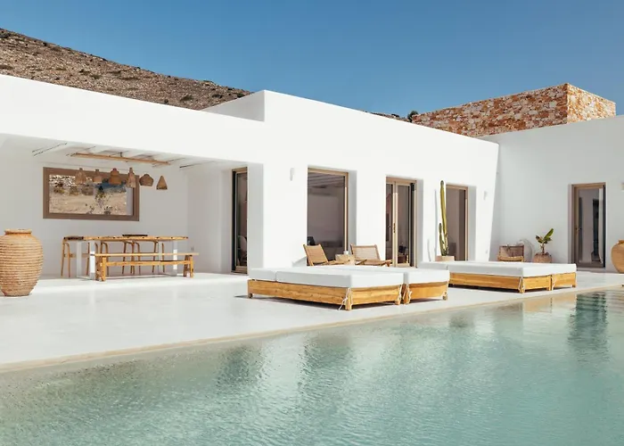 Villa Sea View - Luxury Pool - Golden Beach, Paros *