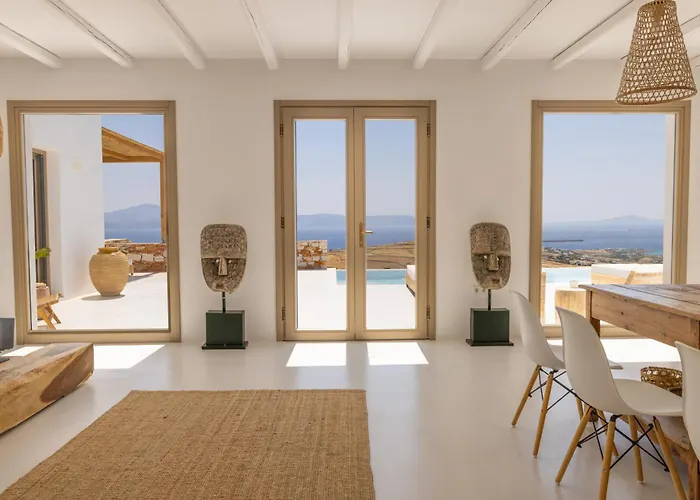 Sea View - Luxury Pool - Golden Beach, Paros