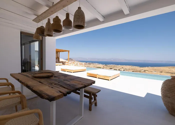 Sea View - Luxury Pool - Golden Beach, Paros * Márpissa