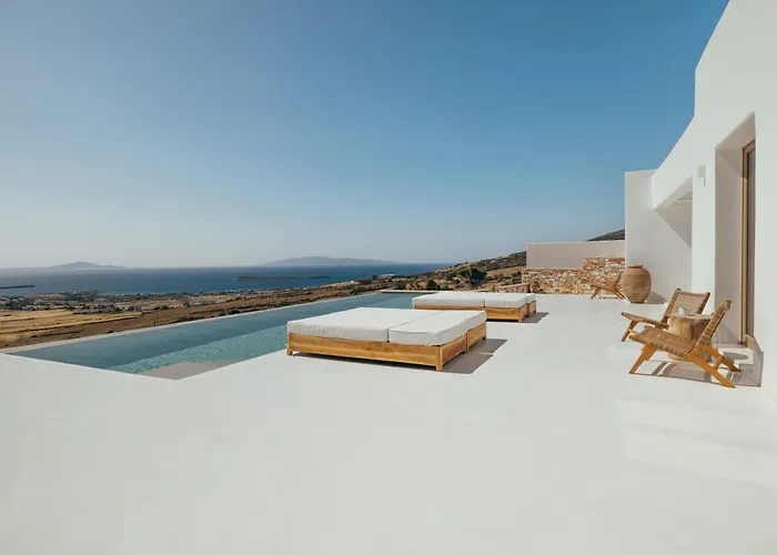 Sea View - Luxury Pool - Golden Beach, Paros Villa Márpissa