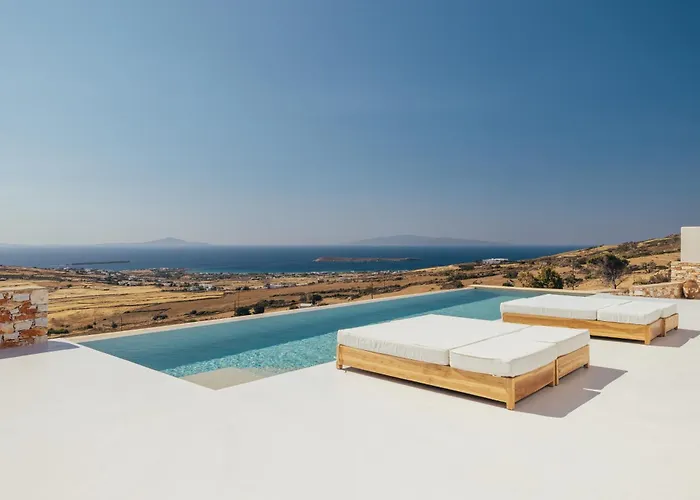 Sea View - Luxury Pool - Golden Beach, Paros Márpissa